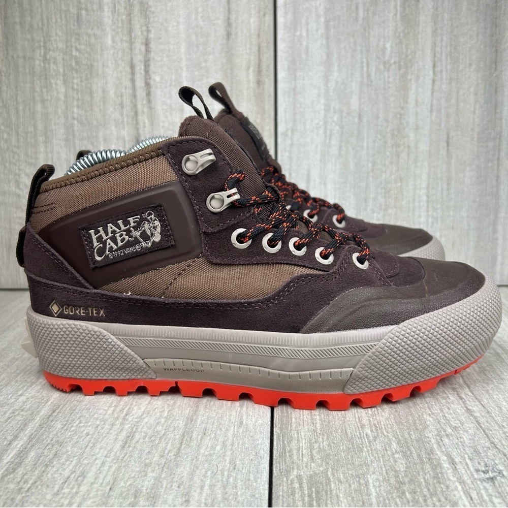 NEW Vans MTE Half Cab GORE-TEX ‘Bitter Chocolate’ Sneaker Boot Women’s Size 7.5